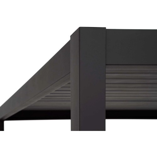 Pergola Tarasowa Aluminiowa MIRADOR Premium 111 Delux - 3 x 9 m Antracyt